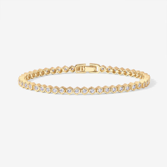 Honeycomb Tennis Bracelet