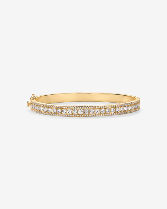 Classic Cubic Zirconia Bangle Bracelet