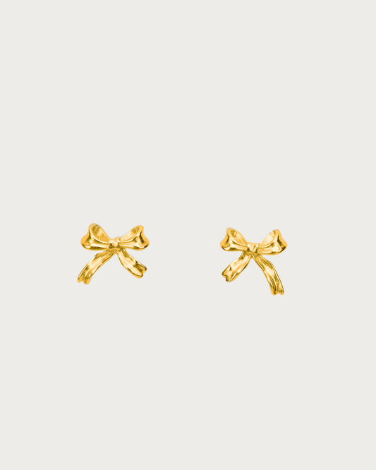 Ribbon Stud Earrings