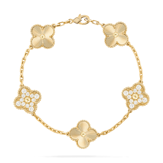 Aimee Diamond Clover Bracelet