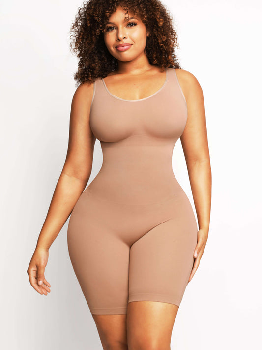 Double-Duty Bodysuit Shaper, Nude